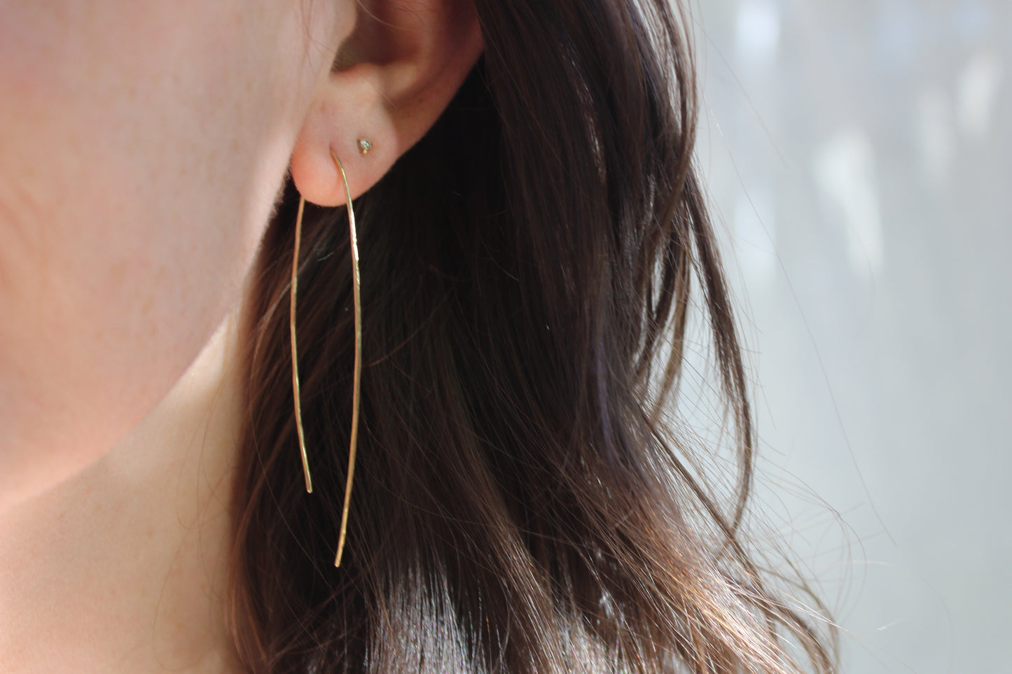 Wishbone Threader Earrings