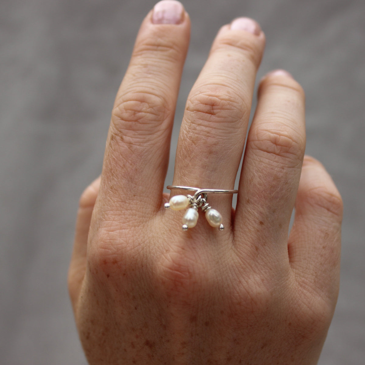 Pearl Tassel Ring