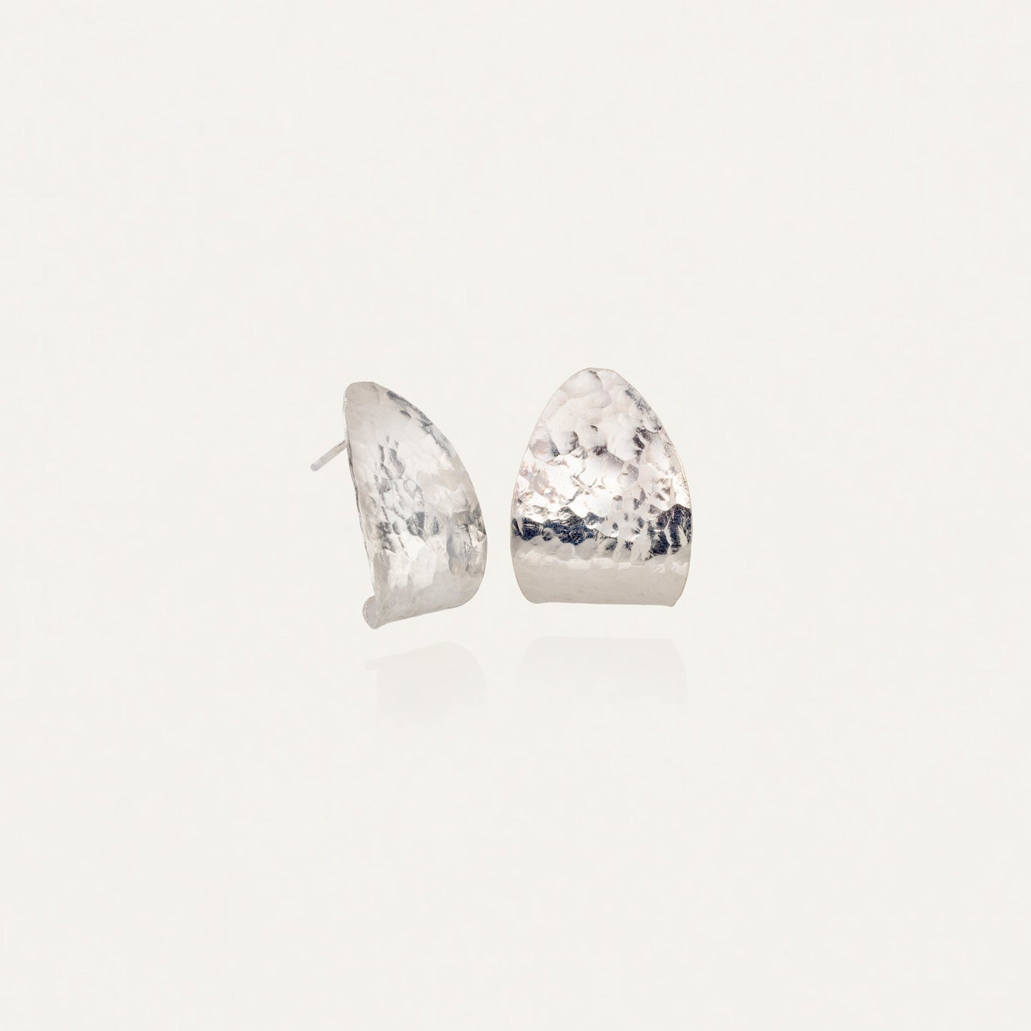 Hammered Forged Earrings