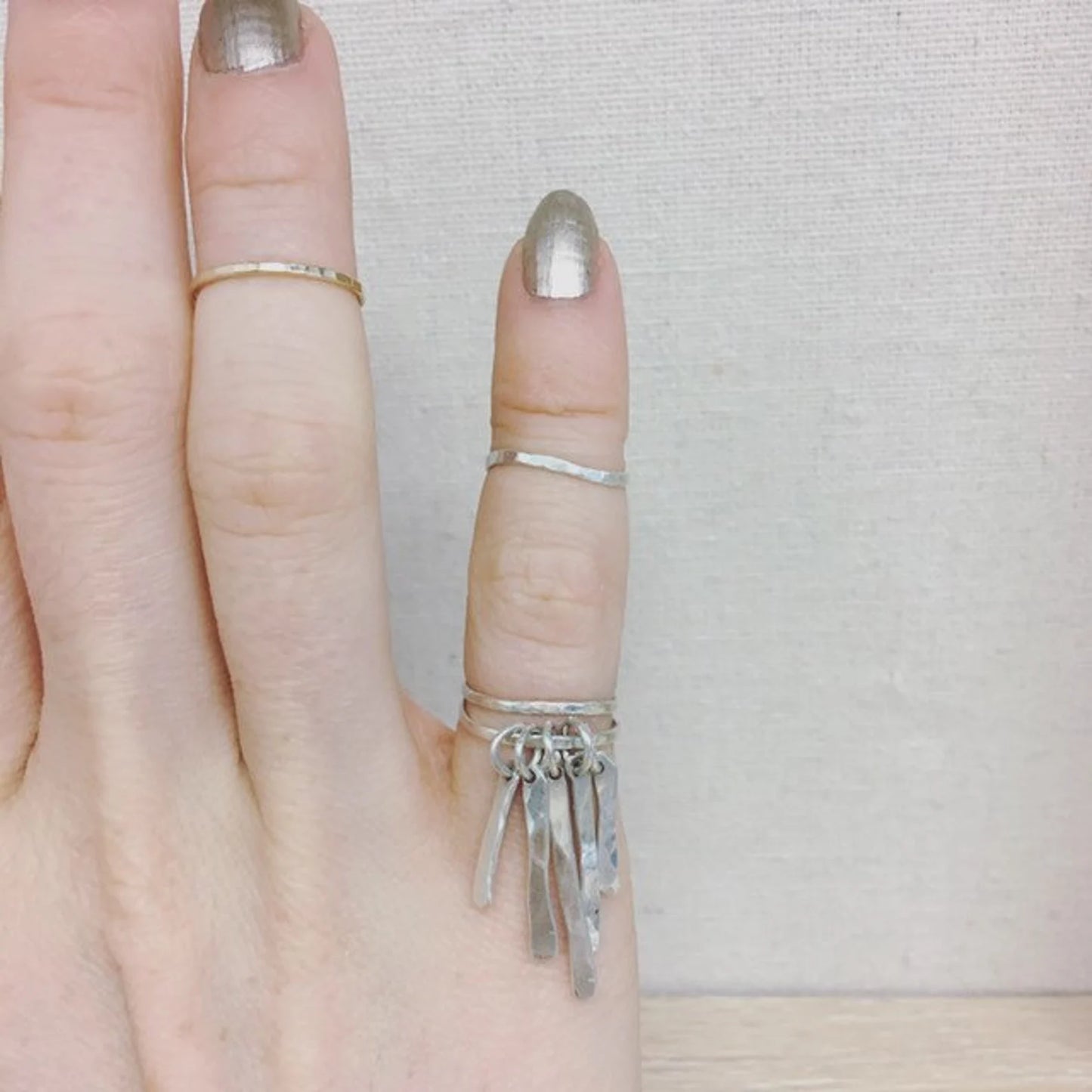 Finger Fringe Pinky Ring