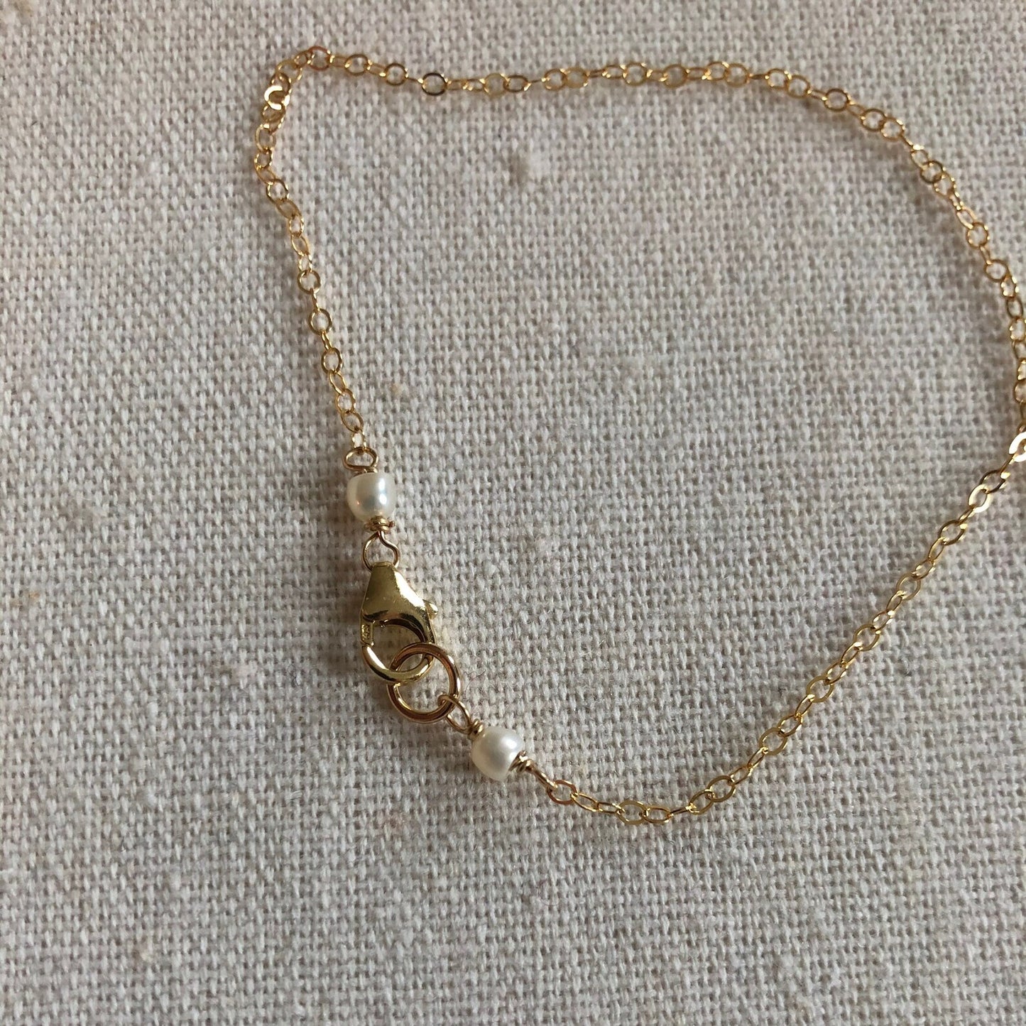 Custom Cultivated Keshi Fresh Water Pearl Necklace