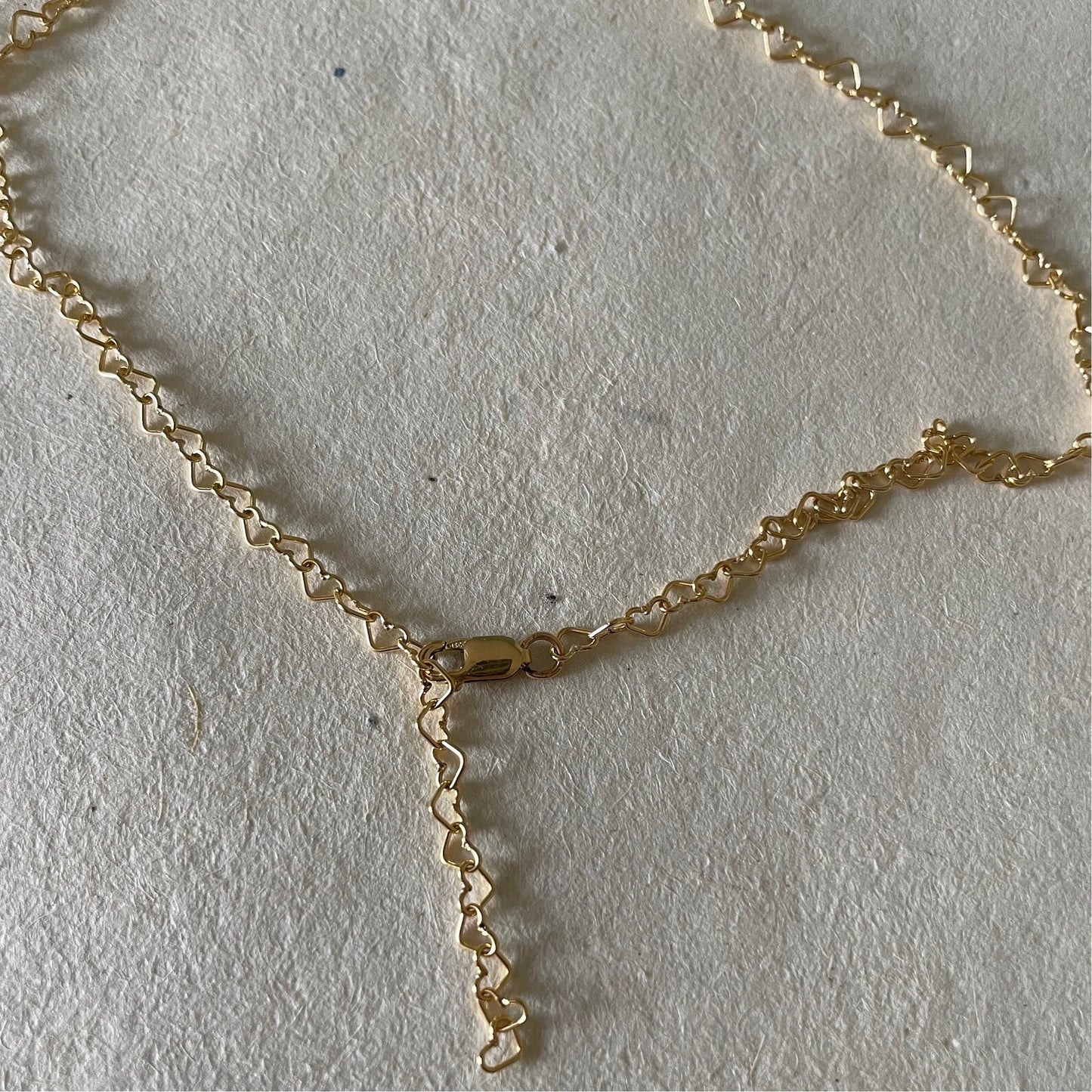Darling Hearts Chain, Necklace or Bracelet in 14k gold filled, 14k rose gold filled & sterling silver
