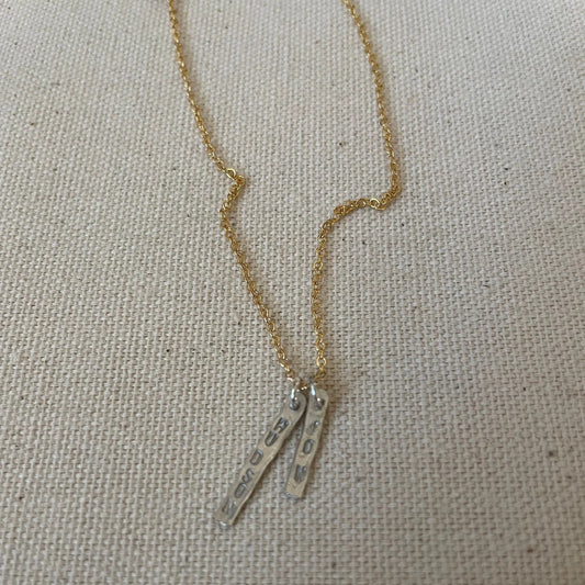 Tiny Message Necklace