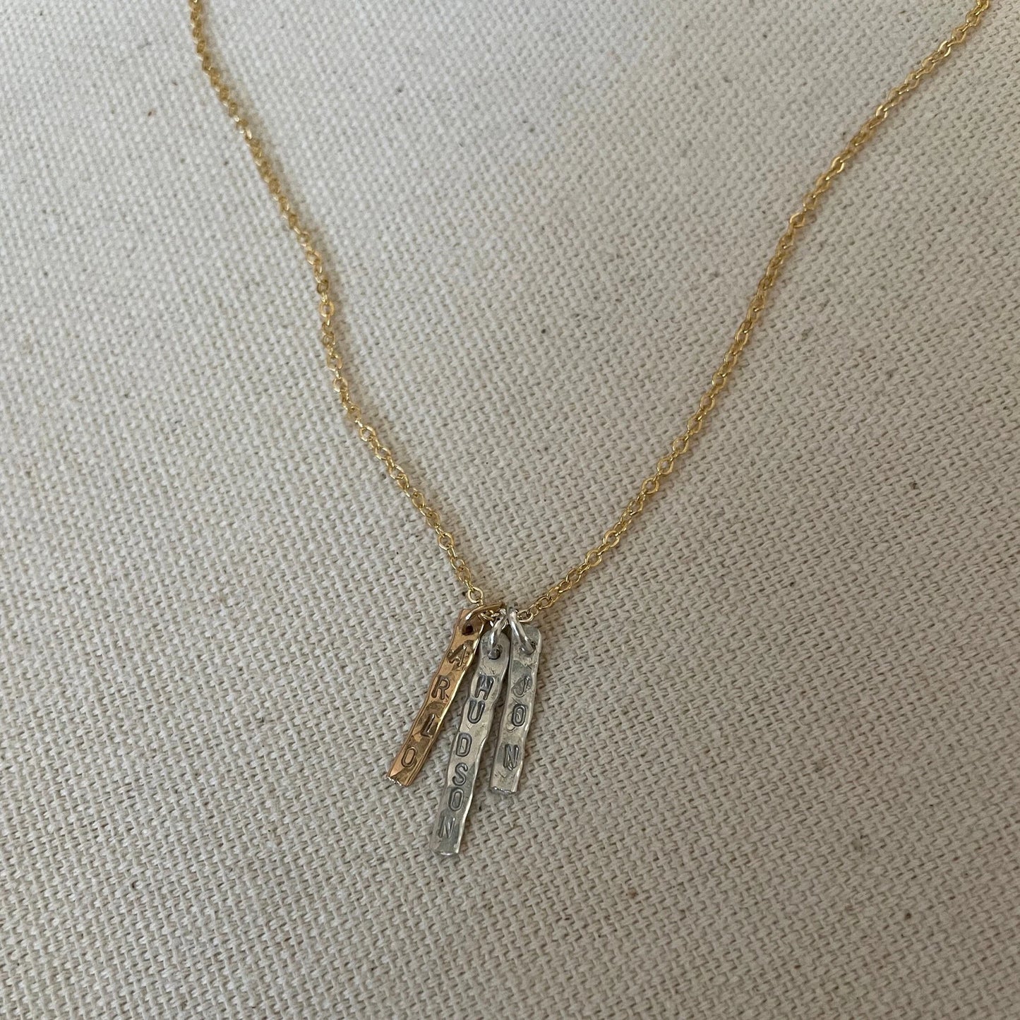 Tiny Message Necklace
