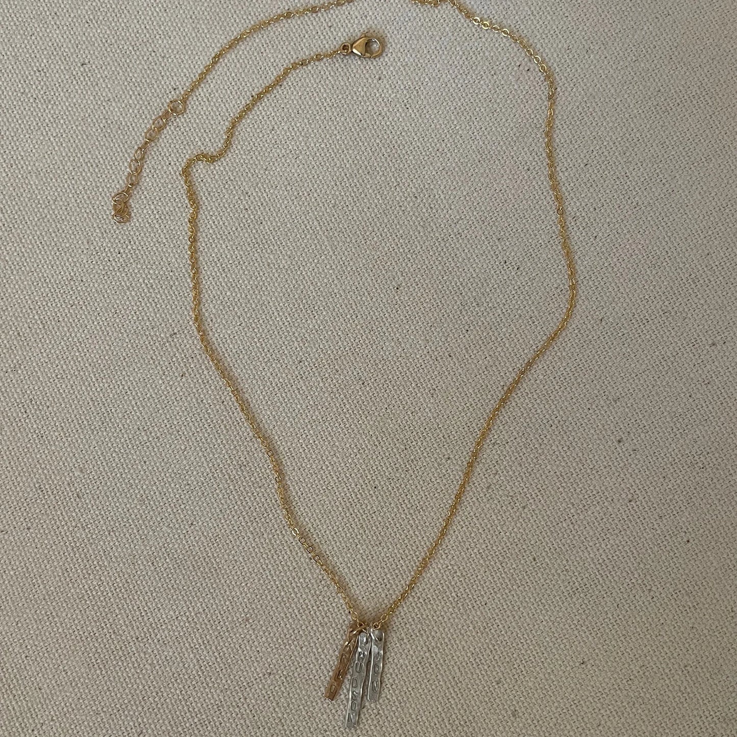 Tiny Message Necklace