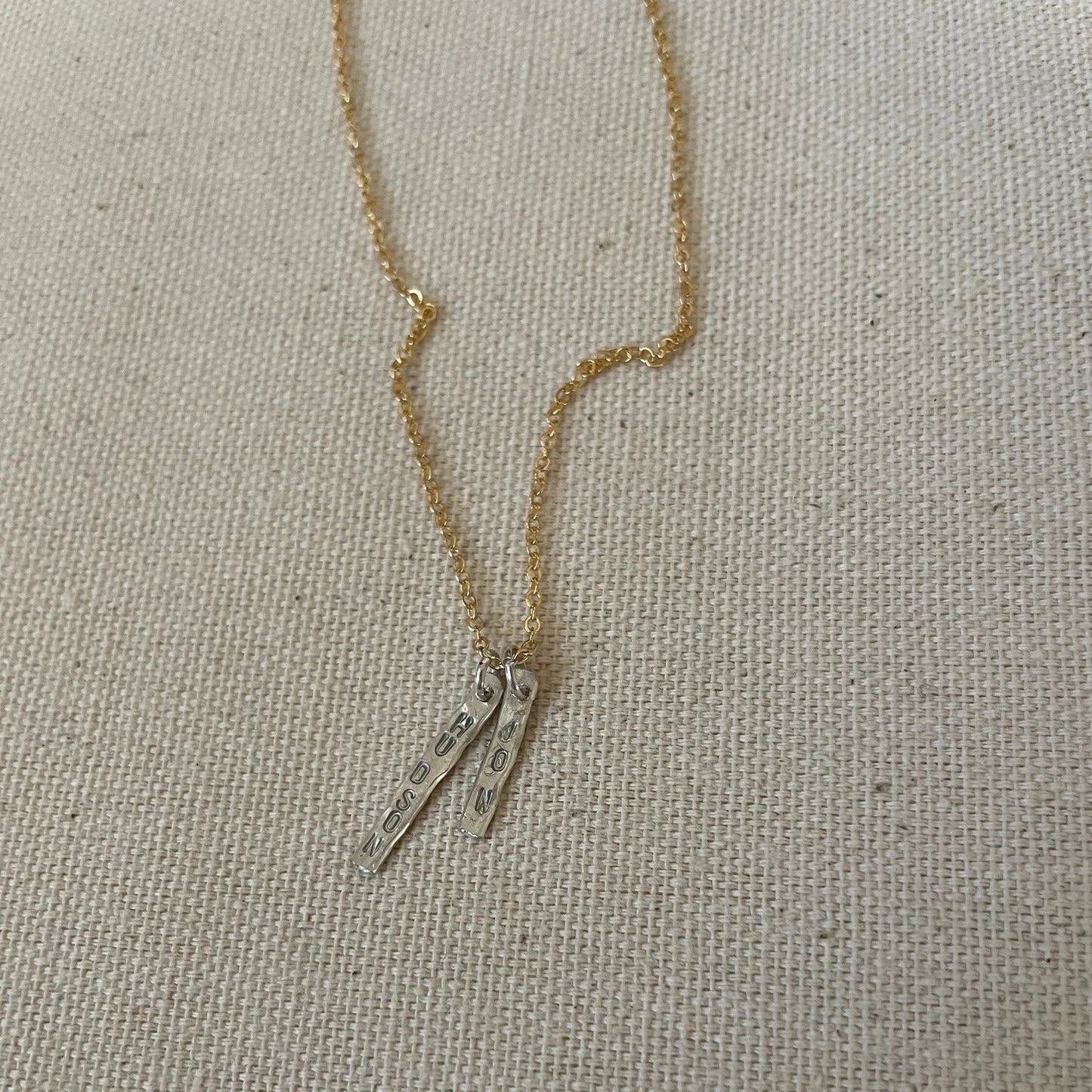 Tiny Message Necklace
