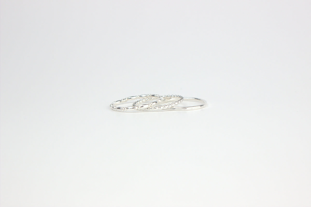 Stacking Ring Bundle Sterling Silver