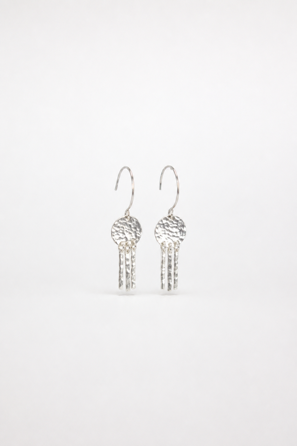 Mini Moon Fringe Earrings