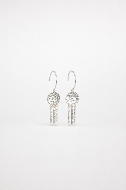 Mini Moon Fringe Earrings