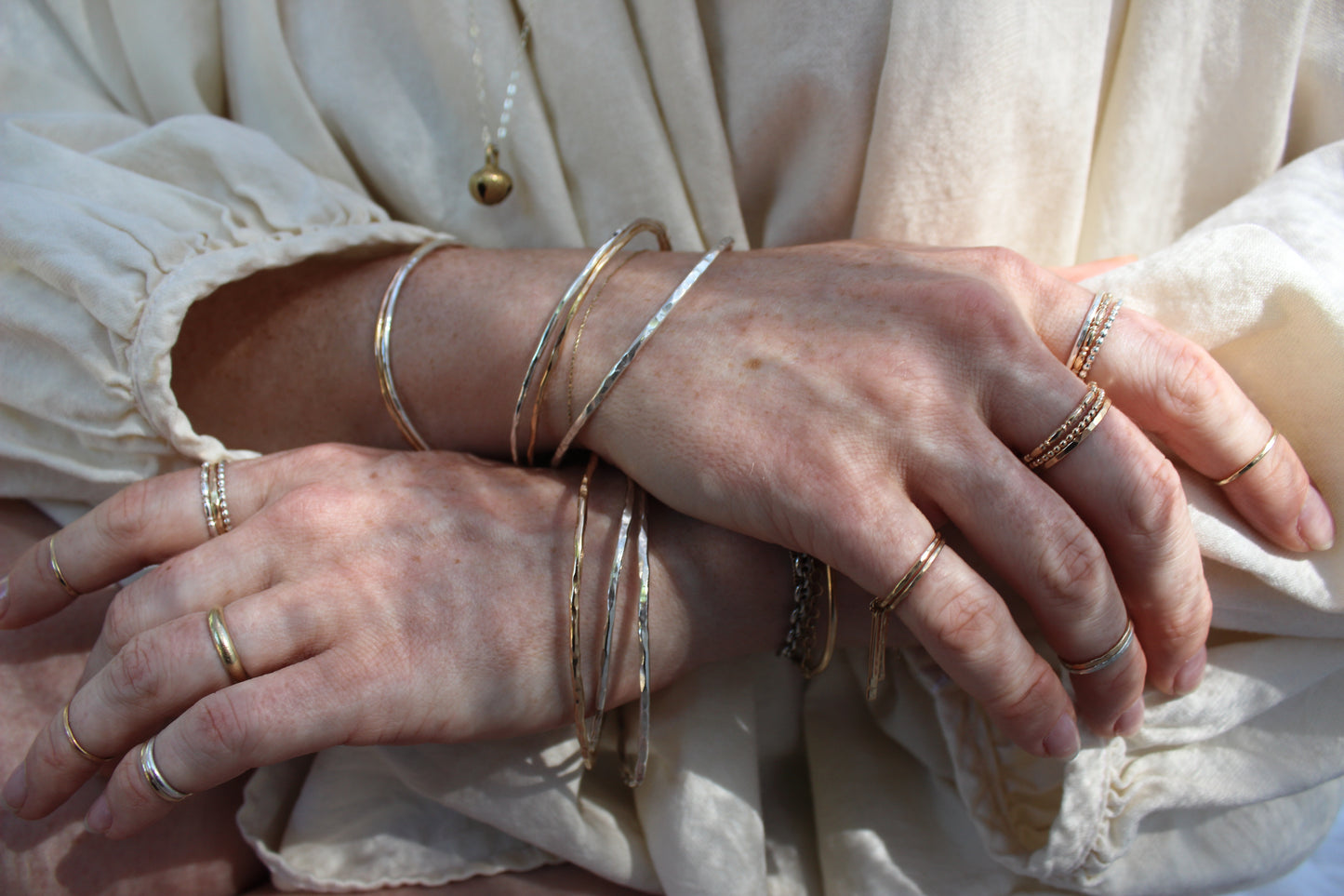 Beaded Stacking Ring