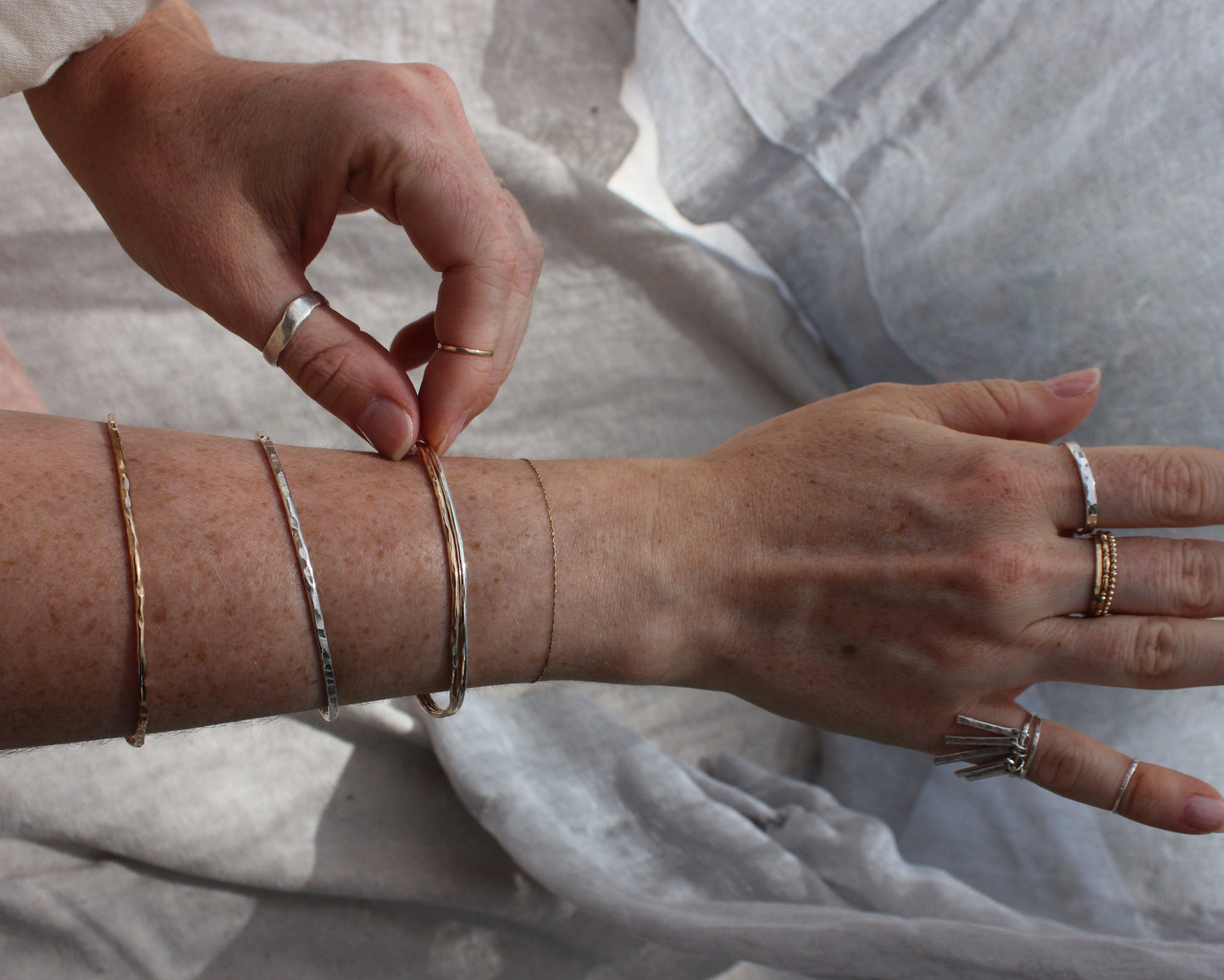Organically Shaped Bangle