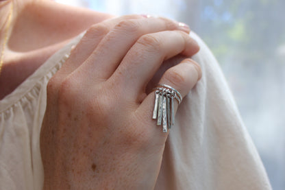 Finger Fringe Pinky Ring