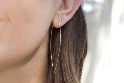 Wishbone Threader Earrings