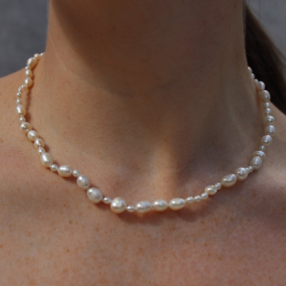 Bouquet Pearl Knotted Necklace