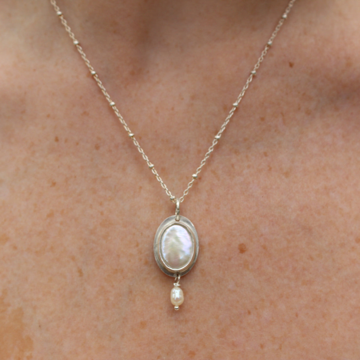 Pearl Portrait Necklace