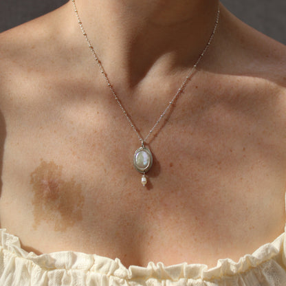 Pearl Portrait Necklace