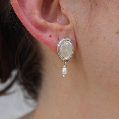 Pearl Portrait Earrings