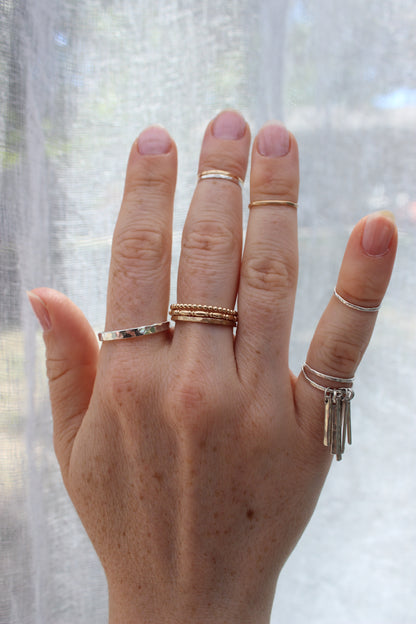 Beaded Stacking Ring