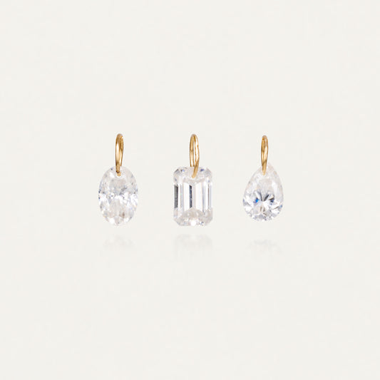 Floating Diamond Charm