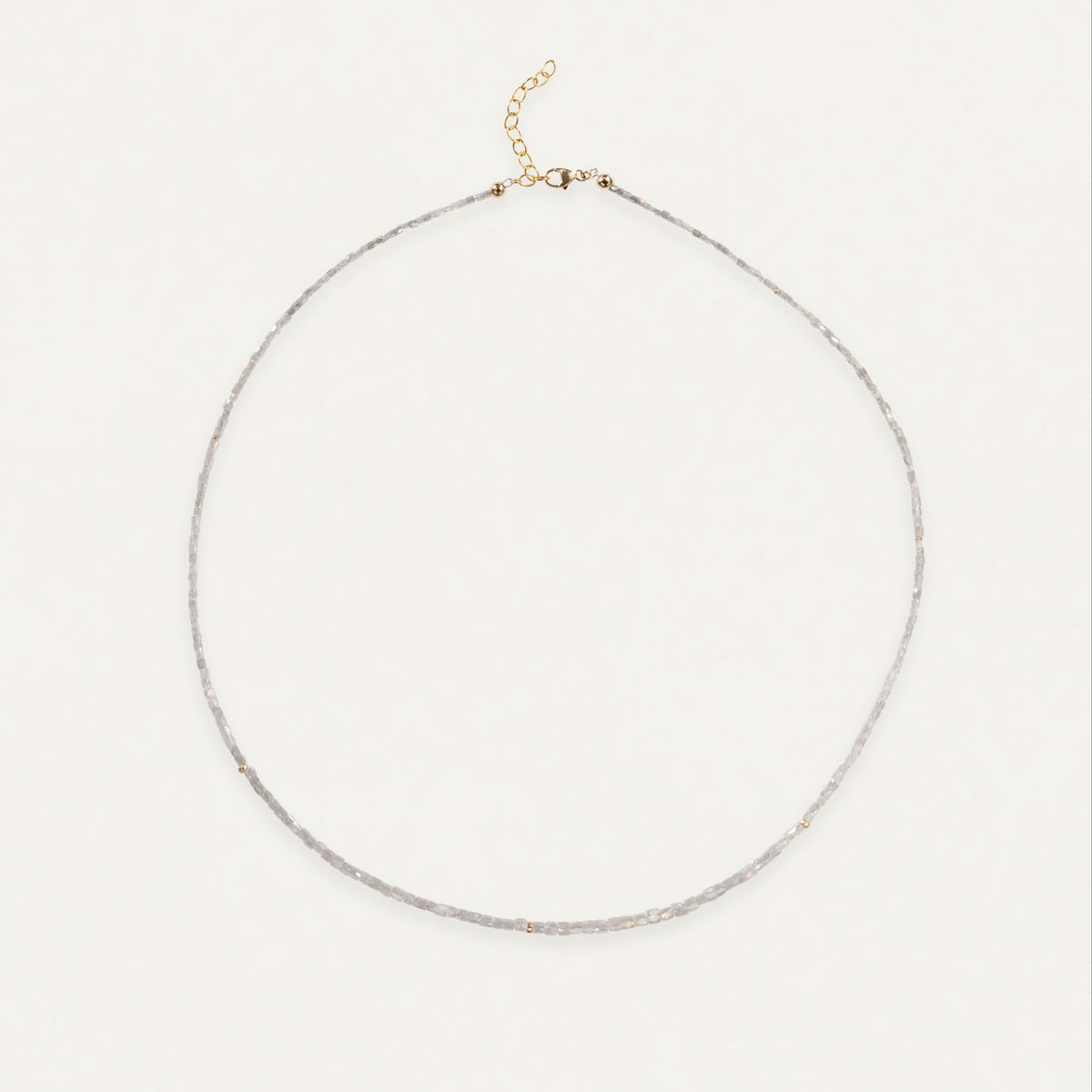 Dancing Gray Diamond Necklace, 18ct