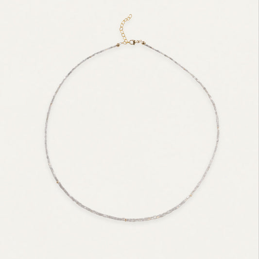 Dancing Gray Diamond Necklace, 18ct