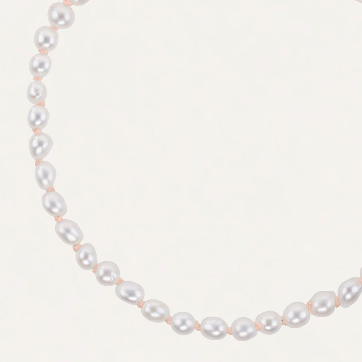 Petite Pearl Knotted Bracelet