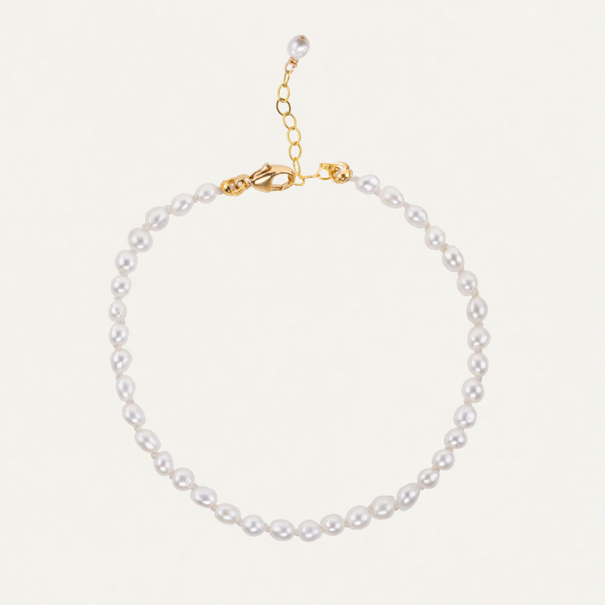Petite Pearl Knotted Bracelet