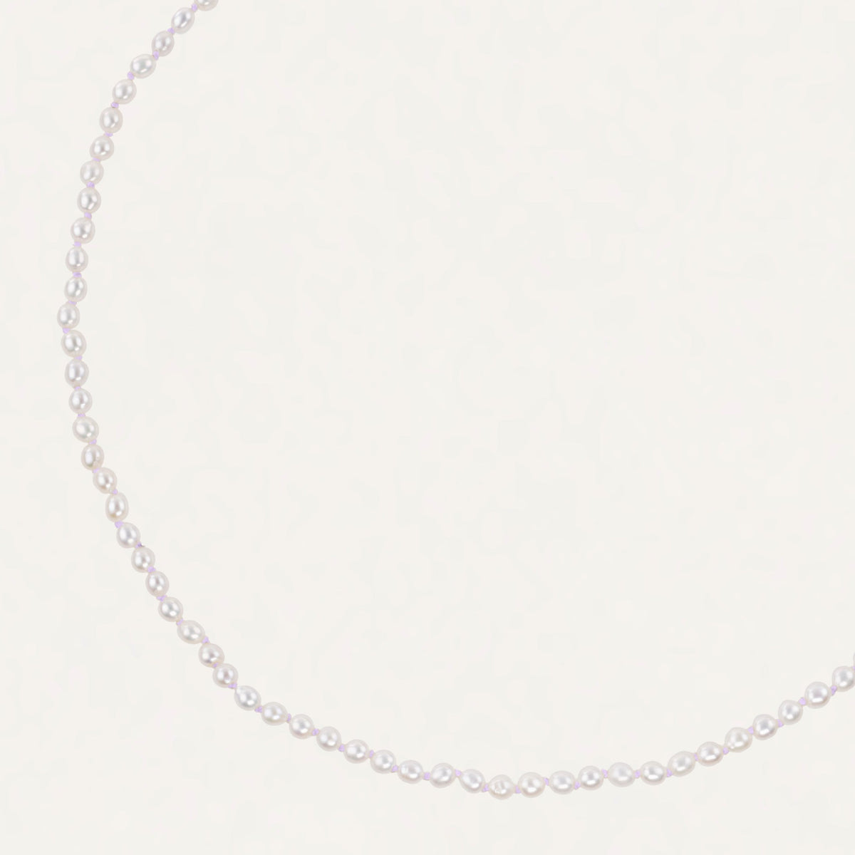 Petite Pearl Knotted Necklace