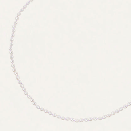 Petite Pearl Knotted Necklace