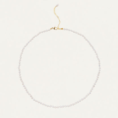 Petite Pearl Knotted Necklace