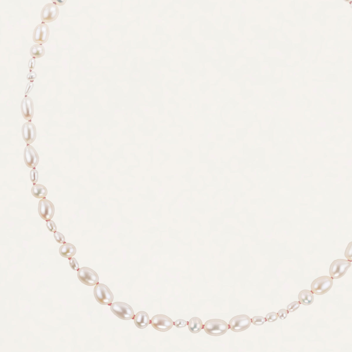 Bouquet Pearl Knotted Necklace