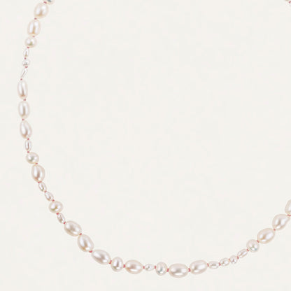 Bouquet Pearl Knotted Necklace