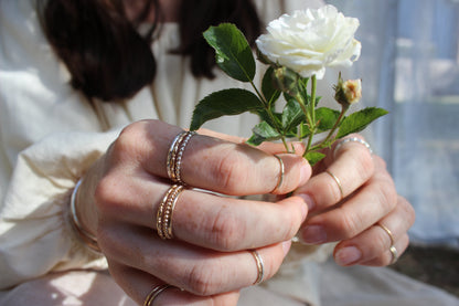 Hammered Stacking Ring