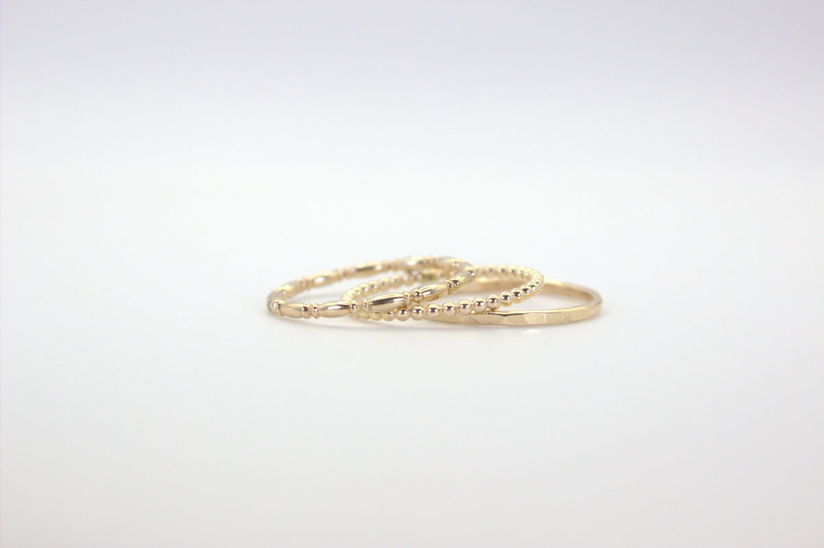 Stacking Ring Bundle Gold Filled