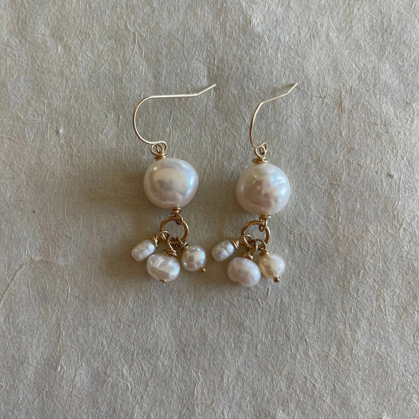 Dancing Fresh Water Pearl Earrings