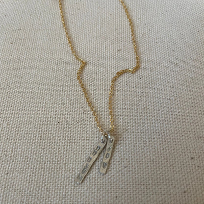 Tiny Message Necklace