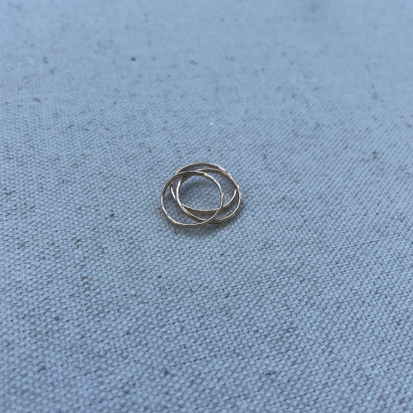 Hammered Midi Ring