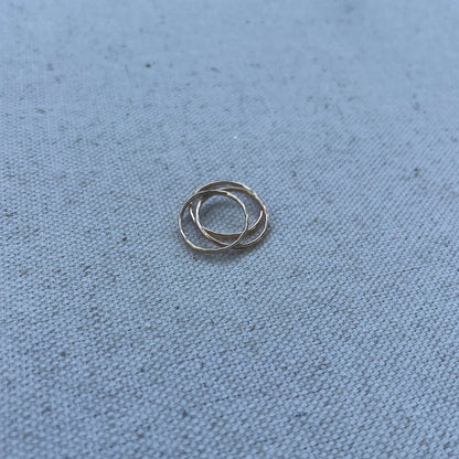 Hammered Midi Ring