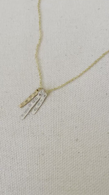 Tiny Message Necklace