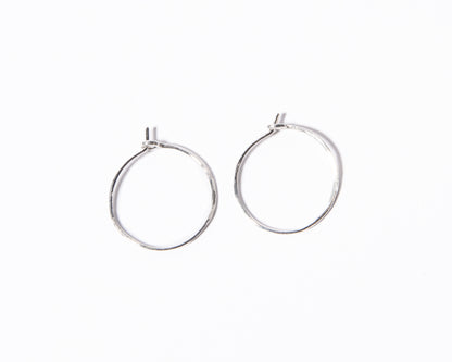 Sterling Silver Everyday Handmade Hoops